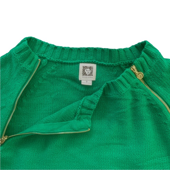 Vintage Anne Klein Kelly Green Sweater - Picture 7 of 8